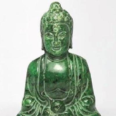 Bdh 003a bouddha sculpture malachite 60x40mm achat vente objet esoterique religieux ethnique