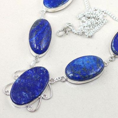 Lpc 166a collier parure sautoir lapis lazuli ethnique afghanistan achat vente bijou argent 925