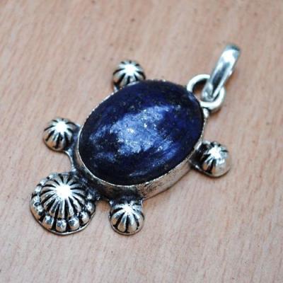 Lpc 342a pendentif pendant tortue lapis lazuli achat vente bijou ethnique egyptien afghan argent 925