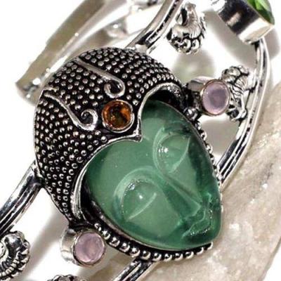 Per 518a bracelet torque bouddha peridot vert 1900 bijoux achat vente argent 925